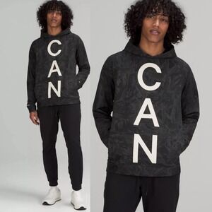 Lululemon Team Canada City Sweat Hoodie Mens Size Medium Grey Sweatshirt Olympic